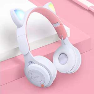Nouveau casque Y08M avec oreilles de chat, sans fil, bandeau, éclairage RVB, dynamique, USB filaire, casque de jeu BT 5.0, circum-auriculaire, étanche - Product Image 3
