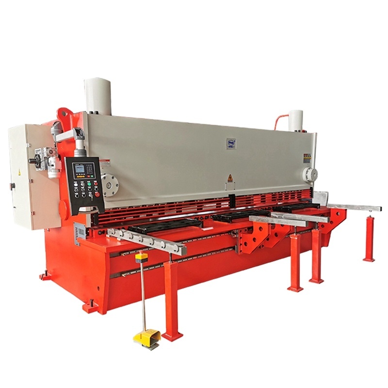 Hydraulic shearing machine with Schneider electric for cutting plate in the building
