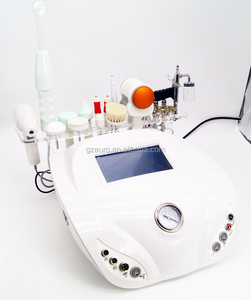 Máquina de belleza multifunción AURO AU-8210 de alta calidad con cepillo rotatorio, pulverizador ultrasónico de oxígeno y limpieza facial galvánica para lifting de piel. - Product Image 2