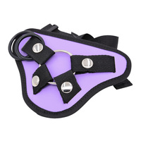 Harnais culotte porte-dildo réglable pour couples, culotte creuse avec fixation par boucle, jouet de plaisir pour adultes femmes