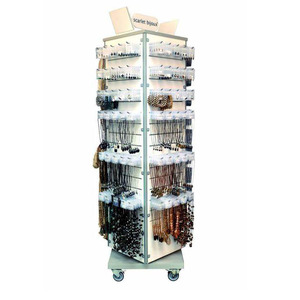 ชั้นวางโชว์เครื่องประดับแบบหมุนได้ ทำจากไม้ สำหรับร้านค้าปลีก ออกแบบตามสั่งจากเมืองอี้อู - Product Image 6