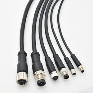 IP67 étanche M5 M8 M12 2 3 4 5 broches câblage industriel électrique mâle femelle prise de câble faisceau de câblage connecteurs circulaires - Product Image 2