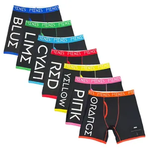 Custom High Quality Boxers For Men Fluorescent Waist Men Boxers Underwear Quick Dry Men's Briefs & Boxers