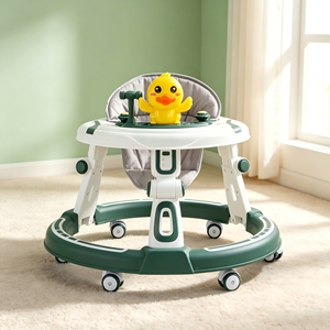 Trotteur pliable en plastique anti-jambes en O et anti-retournement, jouet éducatif léger pour bébés de 6 à 18 mois - Product Image 4