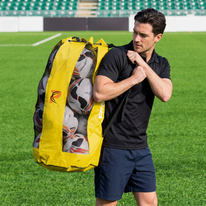 Sac de ballon de football personnalisé sac en filet filet de grande capacité filet de basket-ball football volley-ball sac de balle à cordon de serrage - Product Image 1