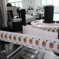 Gosunm Mesin Label Sisi Ganda Kecepatan Tinggi Aplikator Label Botol Datar Otomatis
