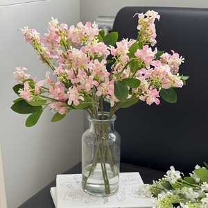 Fleurs artificielles d'osmanthus blanches et violettes en soie pour décoration intérieure, mariage et accessoires de photographie - Product Image 2