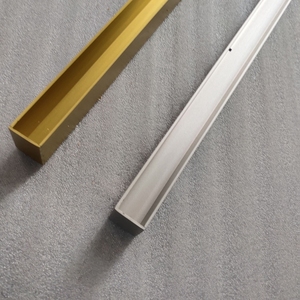 <span class=keywords><strong>Perfil</strong></span> de Aluminio en Forma de U con Ranura en U para Fijación de <span class=keywords><strong>Vidrio</strong></span> - Product Image 3