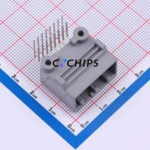 K137635WR-2x08B-PTSN Automotive Connector Bent Lead Through Hole Connector 16P 2.2mm 2 Right Angle Insert - Product Image 1