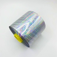 Bande de déchirure en matériau PET holographique de haute technologie de 3mm de largeur, résistante à la chaleur et sensible à la pression, pour sceller les cartons.