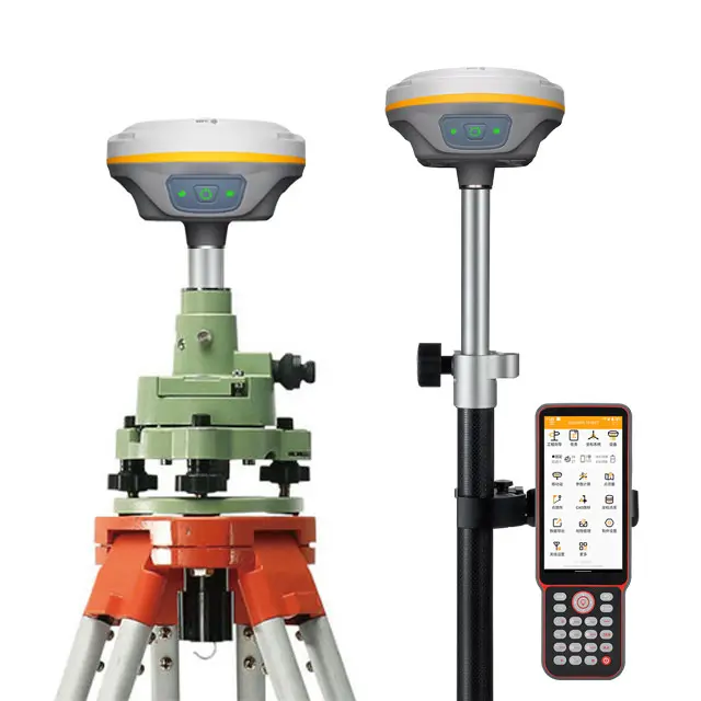 GNSS جهاز استقبال تفاضلي GNSS1590 قناة GPS مسح الأراضي Maplays A10 imu جنوب RTK المجرة G3 G2 CHC I73 I83 قاعدة وروفر