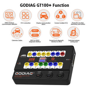 US Gratis Verzending GODIAG GT100+ GT100 <span class=keywords><strong>Pro</strong></span> Nieuwe Generatie OBDII Breakout Box met Elektronische Stroomweergave - Product Image 5