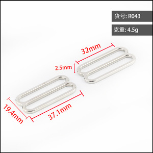 หัวเข็มขัดรูปตัว D ทำจากโลหะผสมสังกะสี ขนาด 15-50 มม. ปรับได้ ใช้สำหรับสายรัดกระเป๋า สไตล์คลาสสิก สีพื้น คอลเลคชั่นฤดูใบไม้ผลิ 2024 - Product Image 5