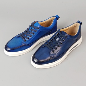 Chaussures décontractées pour hommes en cuir de vachette véritable première couche, respirantes, à motif uni, semelle extérieure Oxford, semelle souple, style classique de bureau - Product Image 6