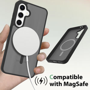 Funda Protectora para Teléfono Galaxy S24 <span class=keywords><strong>Fe</strong></span>, Funda con Anillo Magnético, Sensación de Piel SilverShield, TPU, PC, Carcasa Trasera Rígida para Samsung S24 <span class=keywords><strong>Fe</strong></span> - Product Image 4