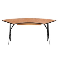 Table de salle de Banqeut pliante demi-ronde durable bon marché Offres Spéciales pour les événements de mariage