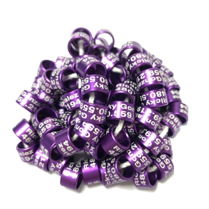 Personalizado personal <span class=keywords><strong>paloma</strong></span> <span class=keywords><strong>mensajera</strong></span> anillos en las aves pie anillos bandas de pierna para lovebird - Product Image 3