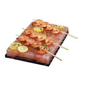 Hot Selling Natural Handmade Himalayan Salt Cooking Slab for Serving Food Himalayan Salt Tiles Wholesale Factory-Direct Bulk - Product Image 1