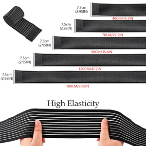 Fascia Elastica 40-200CM, Supporto <span class=keywords><strong>per</strong></span> Ginocchio a Compressione, Fascia Protettiva Sportiva <span class=keywords><strong>per</strong></span> Ginocchio, Caviglia, Gomito, Polso, Polpaccio - Product Image 2