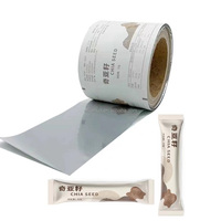 Rouleau de film plastique d'étanchéité en cellulose souple personnalisé pour l'emballage de biscuits pour chocolat, sucre, lait, biscuits, gelée, aliments