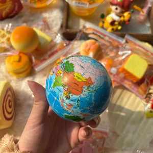 Hot Selling Sensory Fidget Globe Model PU Foam Stress Relief Window Display Model <b>Squishy</b> Toys for Boys Girls Like - Product Image 1