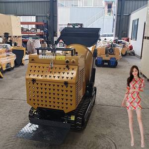 Nouvelle mini chenille portative de machine de mélangeur de ciment diesel avec le Portable de chargement automatique de voies - Product Image 2