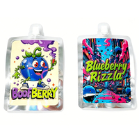 Sacs Mylar Holographiques Autoportants Résistants aux UV, Refermables pour Thé, Bonbons, Snacks, Chocolat