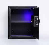 Caja Fuerte Electrónica de Diseño Patentado para Uso en el Hogar y la Oficina, Caja Fuerte Digital con Conector para Batería de 9V, Fuente de Alimentación de Emergencia