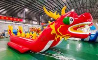 Dragon volant gonflable extérieur de vente chaude commerciale remorquant le bateau de banane