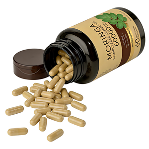 OEM/ODMプライベートラベルオーガニックモリンガ葉粉末カプセルカスタマイズ大人用モリンガサプリメントハーブ健康サポートエネルギー - Product Image 3