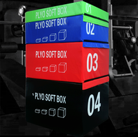 Fitness pliometrico 4 In1 Jump Box antiscivolo pesante in Pvc eppa impacchettabile morbido Plyo cofanetto