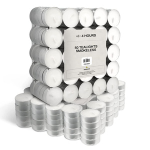 Vela de parafina sin perfume para el hogar, vela de cera de parafina 100%, 4 horas, 8 horas - Product Image 6