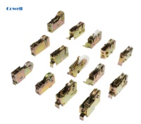 Roulettes de porte et fenêtre coulissantes modernes en acier inoxydable Cowell P0332, épaisseur 3 mm, 1-1/4 pouce, revêtement zinc, durables, à bas prix, vente chaude