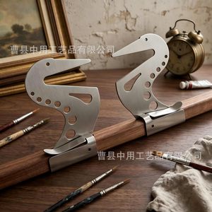 Soporte de Mano para Caballete, Barra de Apoyo de 90 mm de Profundidad, Accesorio de Madera para Caballete de Pintura - Product Image 3