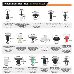 175PCS tản nhiệt nhà ở Push-Type lưu giữ mui xe cách nhiệt cowl lưu giữ lưới tản nhiệt - Product Image 3