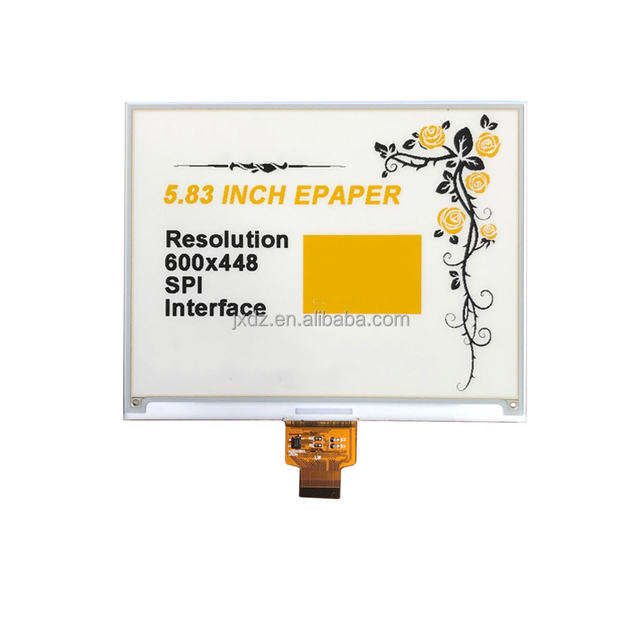 5.83-inch E-ink Screen Module Black and White and Yellow Three-color EPD E-paper Screen GDEW0583C64 New