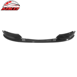 เหมาะสำหรับ BMW E82 ปี 2008-2013  ลิ้นกันชนหน้าสีดำเงา - Product Image 5
