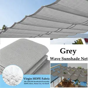 Özelleştirilebilir avlu Pavilion teleskopik dalga file tente güneş odası gölgelik gölgeleme yelken bez balkon teras güneşlik ağları