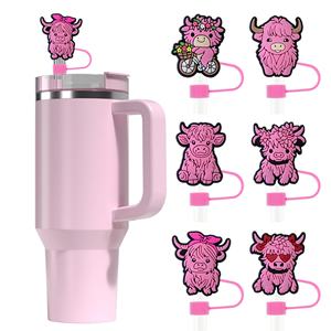 Oferta Especial: Nuevo Adorno Decorativo de Plástico Rosa con Diseño de Yak, Antipolvo, de 10mm, Universal para Fiestas - Product Image 3