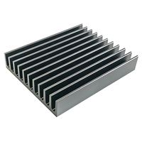 Dissipateur thermique standard en aluminium anodisé noir 45(L)*10(H)*55(C)mm, composant électronique