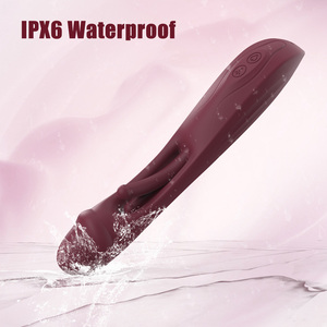 Großhandel Neuer Silikon G-Punkt Vibrator 12 Frequenzen Wasserdicht Wiederaufladbar Erwachsenen-Masturbationsspielzeug - Product Image 6