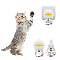 Kit diffuseur apaisant OEM ODM à brancher, personnalisé, avec 2 recharges, pour arrêter les projections d'urine, les griffades, la cachette et réduire les conflits