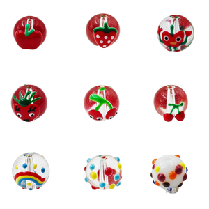 Perles de verre colorées Miaoy, cordon, cœur rond féminin, bracelet de table de sable, collier, boucles d'oreilles, accessoires - Product Image 3