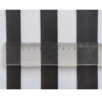 Cinta Elástica Tejida de Poliéster/Látex Negra de Alta Calidad de 20mm 25mm 30mm 38mm 50mm, Grosor de 1-2mm, para Ropa y Equipaje, Duradera