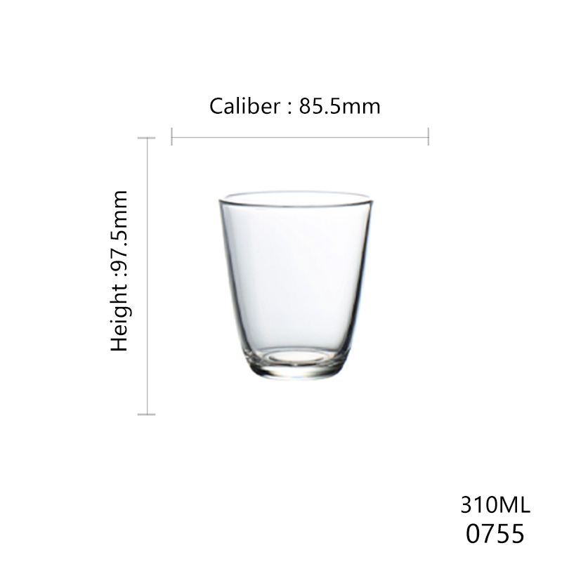 0755 310ML transparent