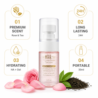 Spray Fixateur de Maquillage Hydratant Longue Durée Effet Naturel Base de Teint Éclatante Marque Blanche OEM ODM 30ml