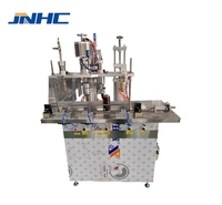 Machine automatique pneumatique de remplissage et de scellage d'aérosols en acier inoxydable pour cosmétiques, peintures, bouteilles d'eau, pots, flacons
