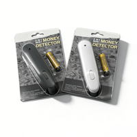 Detector de billetes falsos FJ2018, bolígrafo detector de billetes con luz UV, marcador de dólares, detector de billetes falsos.