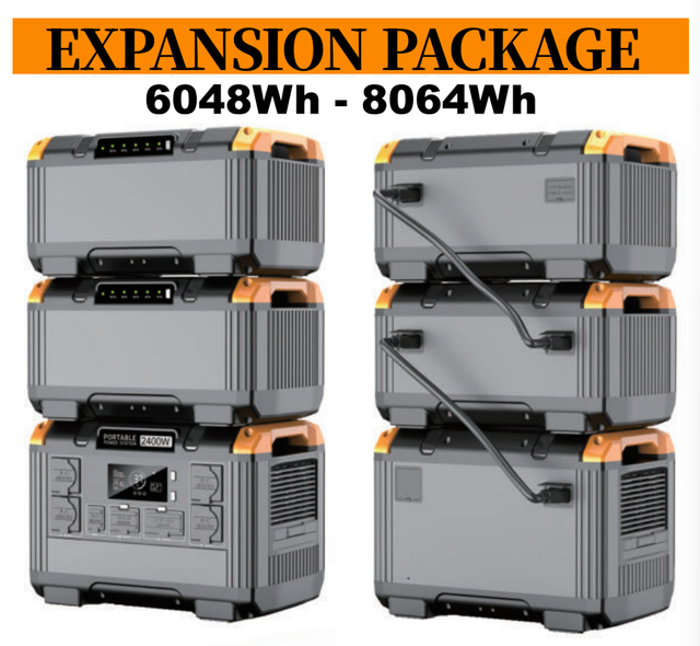 High Capacity 6Kw 8Kw 3000W Portable Power Station Pure Sine Wave LiFePo4 Battery Solar Panel Generator Home Backup Outdoor MPPT