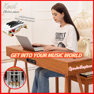 Đàn <span class=keywords><strong>Piano</strong></span> Điện Bàn Gỗ Đào Di Động <span class=keywords><strong>88</strong></span> Phím Có Trọng Số Chuyên Nghiệp - Product Image 3